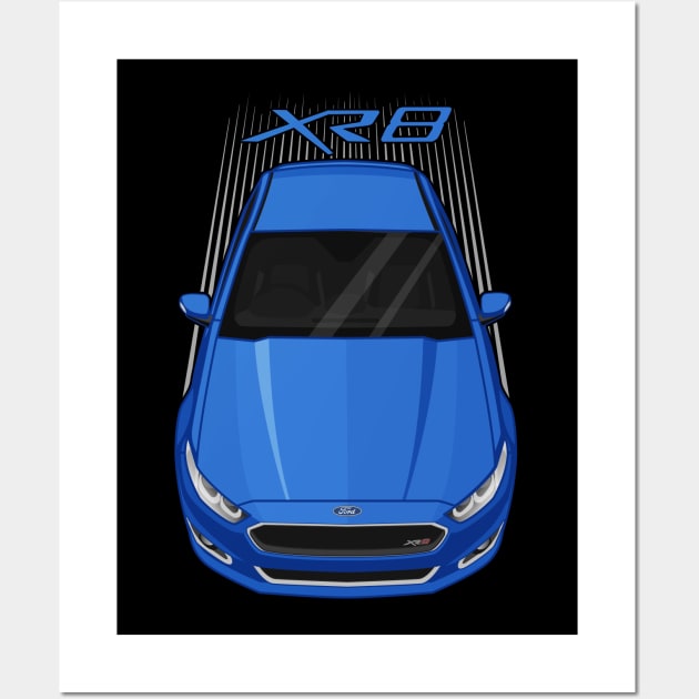 Ford Falcon FG X XR8 - Blue Wall Art by V8social